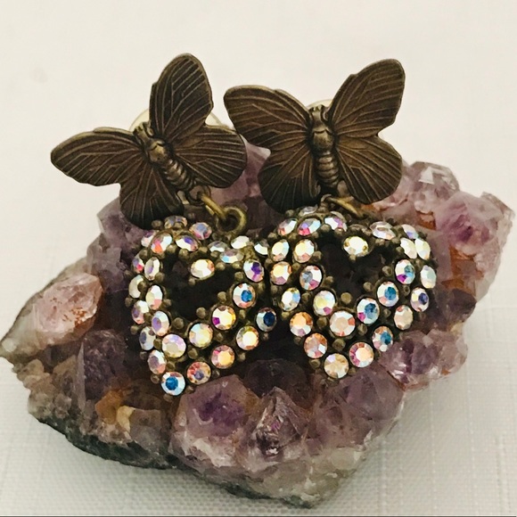 Earrings~Iridescent Hearts & Butterflyโs / Host Pick - Picture 12 of 12
